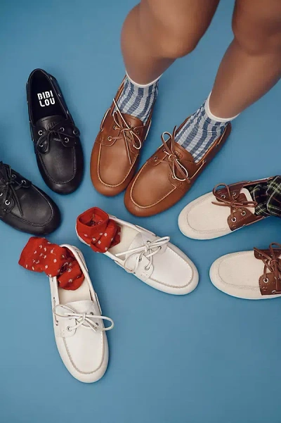 Bibi Lou Boat Shoes In Brown