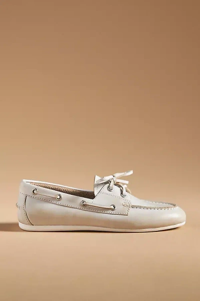 Bibi Lou Boat Shoes In White