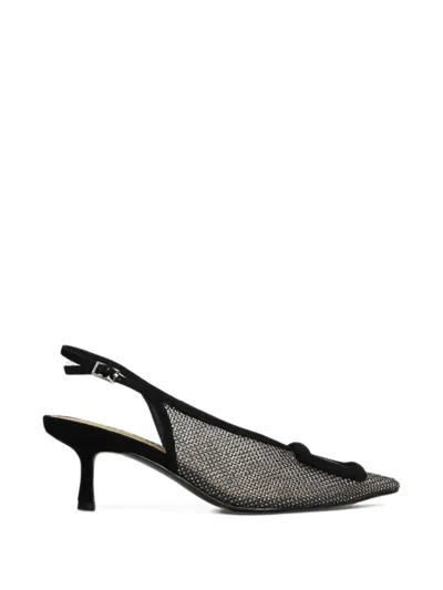 Bibi Lou Bonnie Mesh Pumps In Animal Print