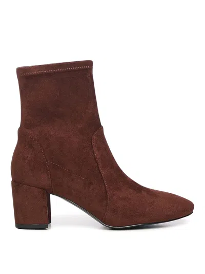 Bibi Lou Aster Suede Ankle Boots In Brown