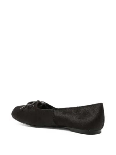Bibi Lou Bow-detail Pony-hair Ballet Flats In Multi