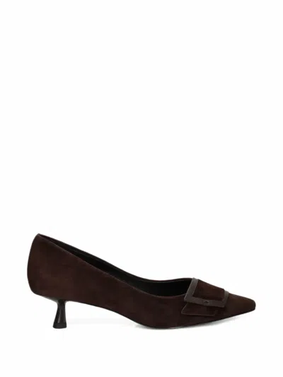 Bibi Lou Buckle-detail Pointed-toe Pumps In Multi