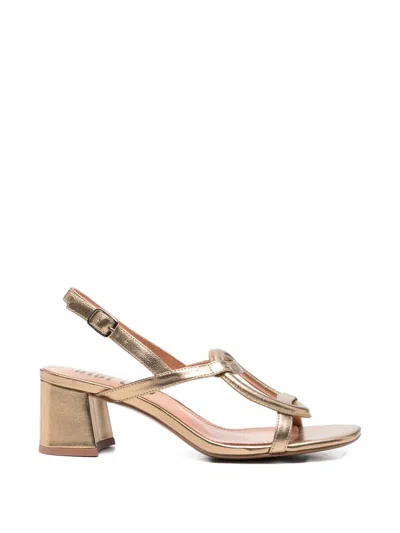 Bibi Lou Buckle-fastening Sandals In Gold