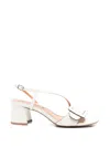 Bibi Lou Buckle-strap Sandals In White