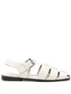 Bibi Lou Caged Sandals In White