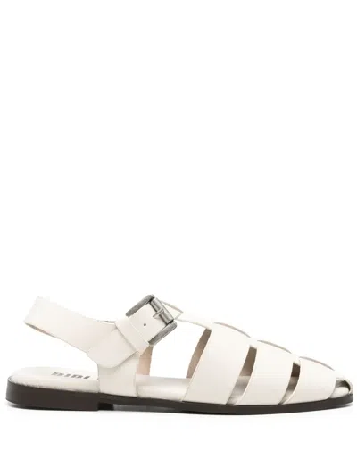 Bibi Lou Caged Sandals In White