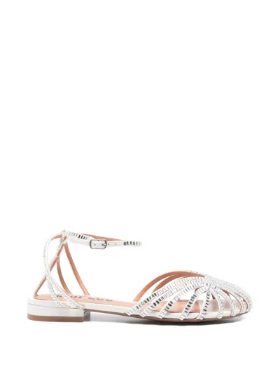 Bibi Lou Crystal-embellishment Sandals In Silver