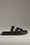 Bibi Lou Cutout Slide Sandals In Grey