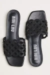 Bibi Lou Cutout Slide Sandals In Multi