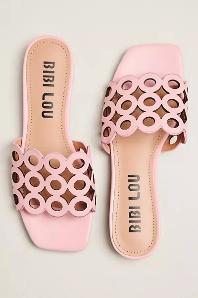 Bibi Lou Cutout Slide Sandals In Multi