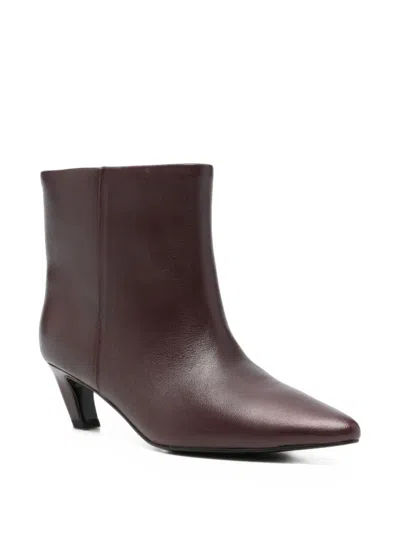 Bibi Lou Elara Pointed-toe Ankle Boots In Burgundy