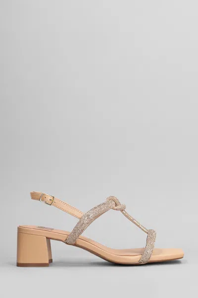 Bibi Lou Elida Sandals In Powder Leather