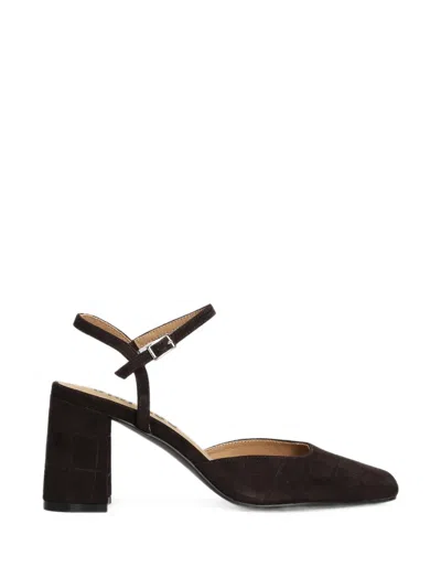 Bibi Lou Emily 85 Buckled Pumps In Brown