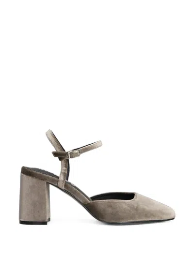 Bibi Lou Emily Suede Buckle-fastening Pumps In Animal Print