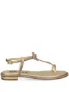 Bibi Lou Erin Sandals In Gold