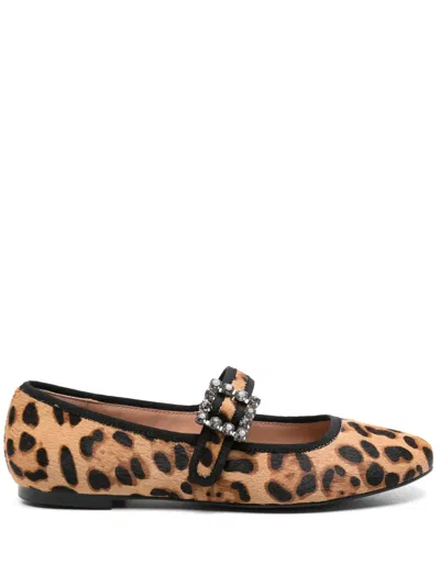 Bibi Lou Essen Ballet Flats In Brown