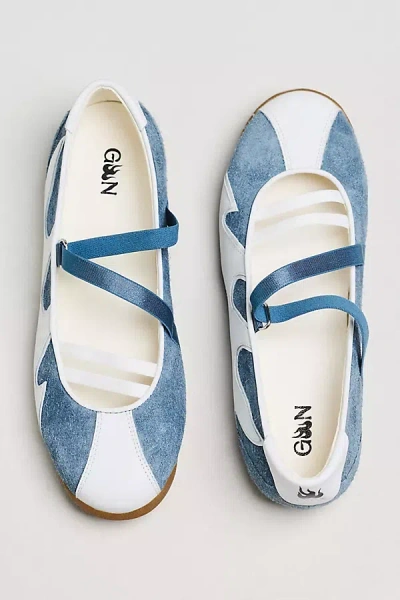 Bibi Lou Gamin Fierce Ballet Flats In Blue