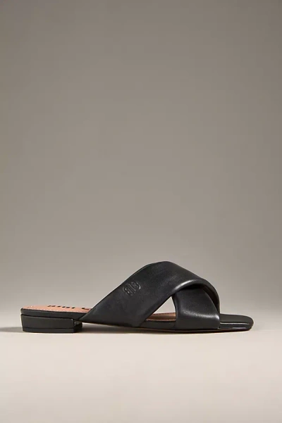 Bibi Lou Gera Puff Sandals In Black