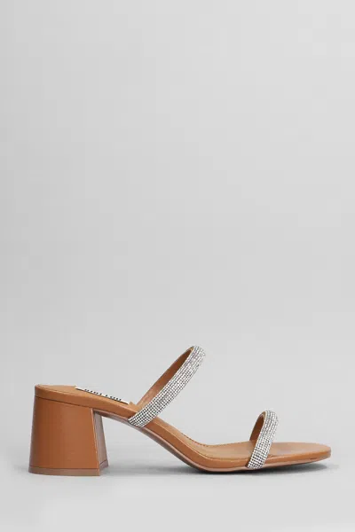 Bibi Lou Heater 60 Slipper-mule In Leather Color Leather