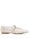Bibi Lou Helia Ballet Flats In Neutrals