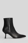 Bibi Lou 70mm Sakura Pointed-toe Ankle Boots In Black