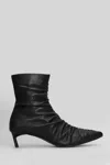 Bibi Lou High Heels Ankle Boots In Black