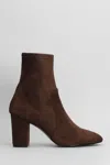Bibi Lou High Heels Ankle Boots In Brown
