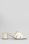 Bibi Lou Woman Sandals Off White Size 6 Soft Leather In White