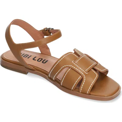 Bibi Lou Holly Ankle Strap Sandal In Cuero