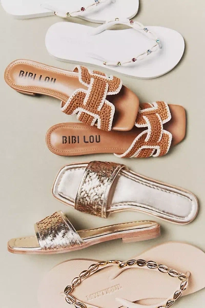 Bibi Lou Holly Crochet Slide Sandals In Multi