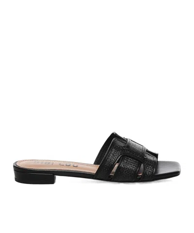 Bibi Lou Holly Cut-out Sandals In Black