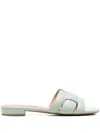 Bibi Lou Holly Flats In Green