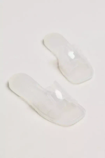 Bibi Lou Holly Jelly Slides In White