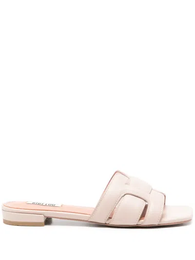 Bibi Lou Holly Leather Sandals In Pink