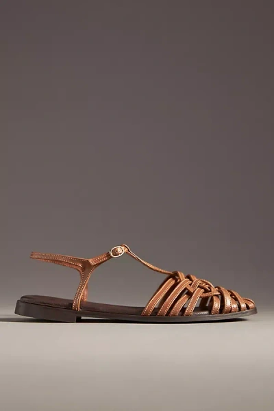 Bibi Lou Ila Fisherman Flats In Beige