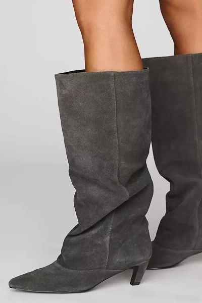 Bibi Lou Isolde Slouchy Tall Boots In Black