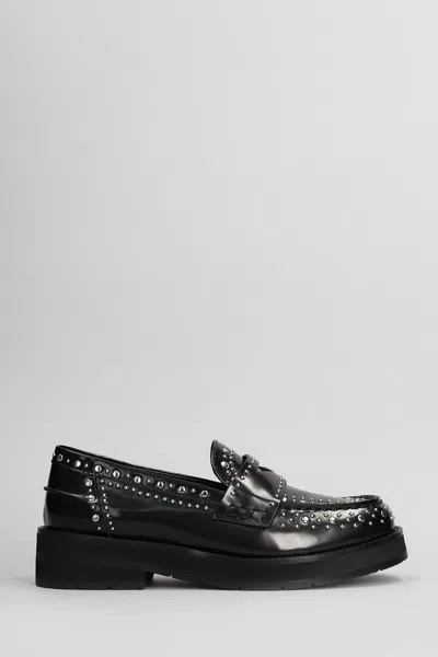 Bibi Lou Jana Loafer Loafers In Black Leather