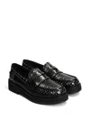 Bibi Lou Jana Loafer Loafers In Black Leather In Black