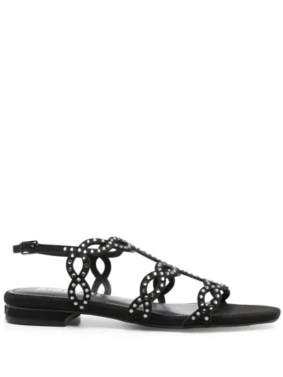 Bibi Lou Kai Flat Sandals In Black