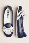 Bibi Lou Lace-up Sneaker Flats In Blue