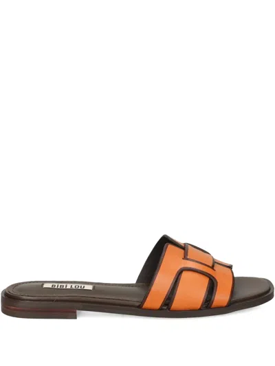 BIBI LOU LEATHER H-STRAP SANDALS