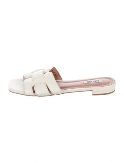 Pre-owned Bibi Lou Leather Mules In Pink