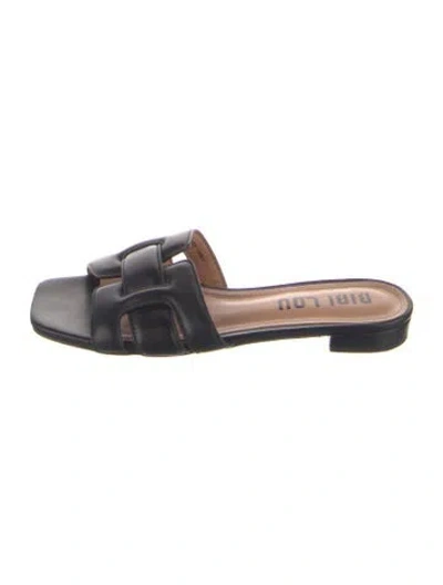 Pre-owned Bibi Lou Leather Slides In Multi
