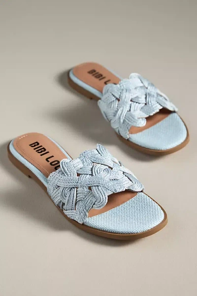 Bibi Lou Liana Slide Sandals In Blue