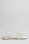 Bibi Lou Woman Sandals White Size 7 Textile Fibers