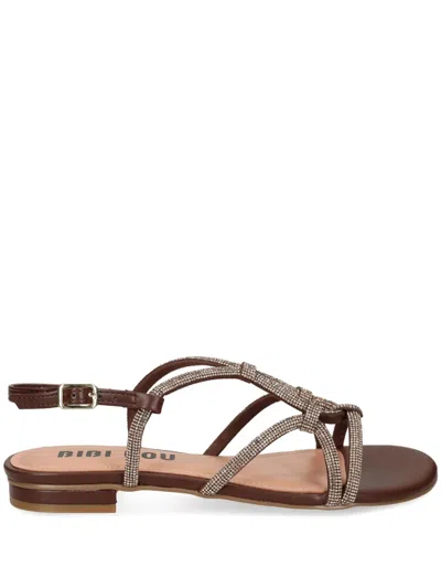 Bibi Lou Liv Sandals In Brown