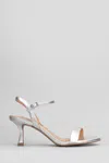 Bibi Lou 65mm Lotus Sandals In Silver
