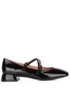 Bibi Lou Cardiff Pump 35 Pumps In Black Patent Leather In Marrone
