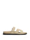 Bibi Lou Mindy Touch-strap Sandals In Neutral