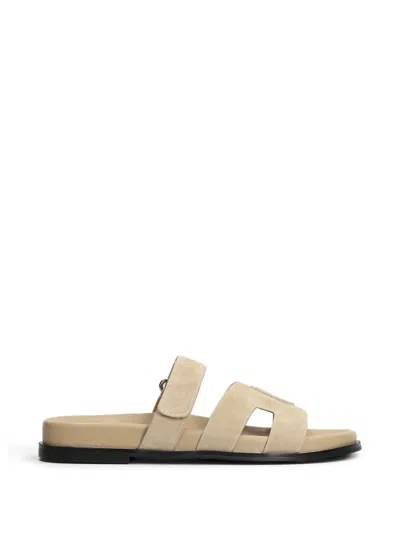 Bibi Lou Mindy Touch-strap Sandals In Neutral